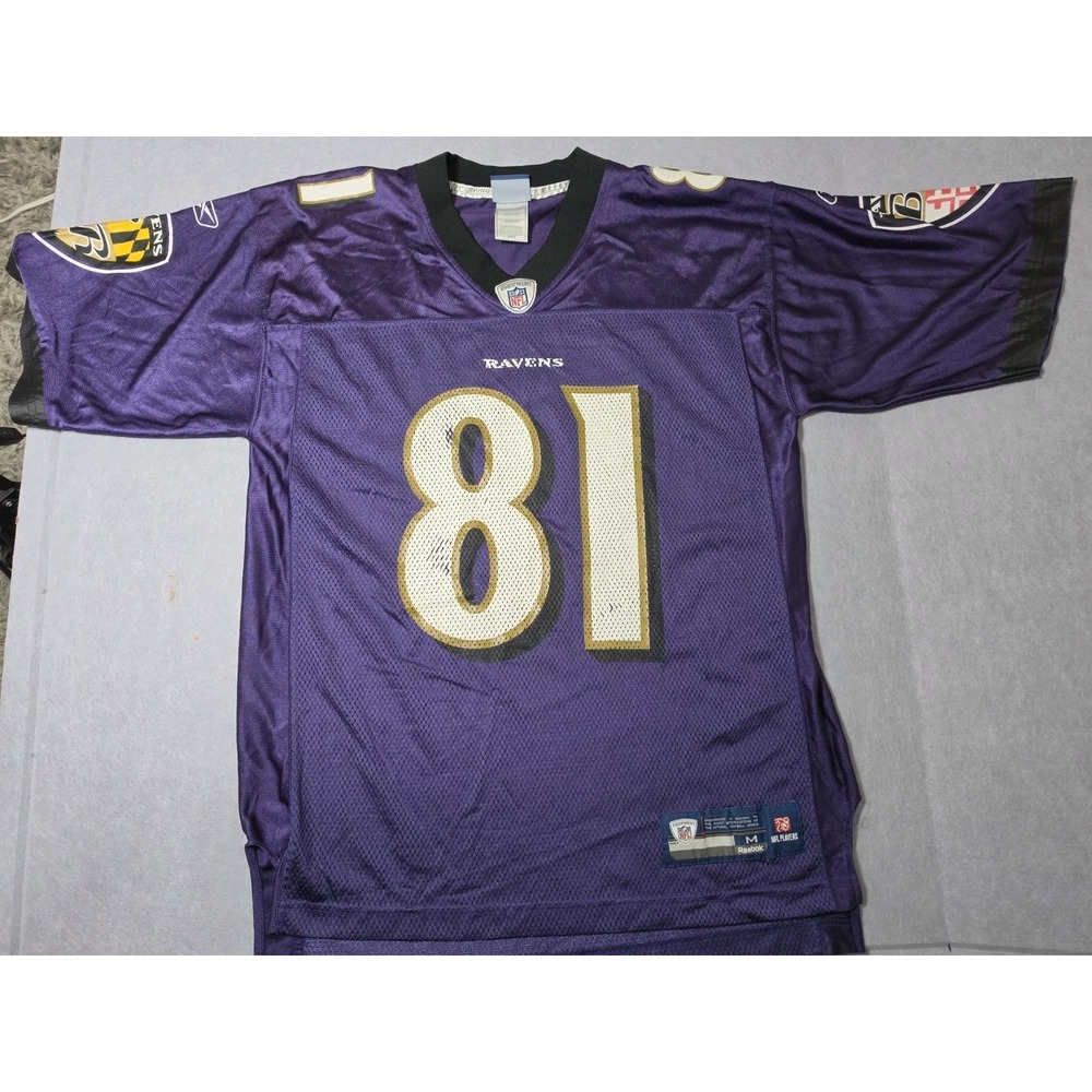 Reebok Baltimore Ravens Anquan Boldin NFL Jersey Mens M Purple 81 7009A 09-10